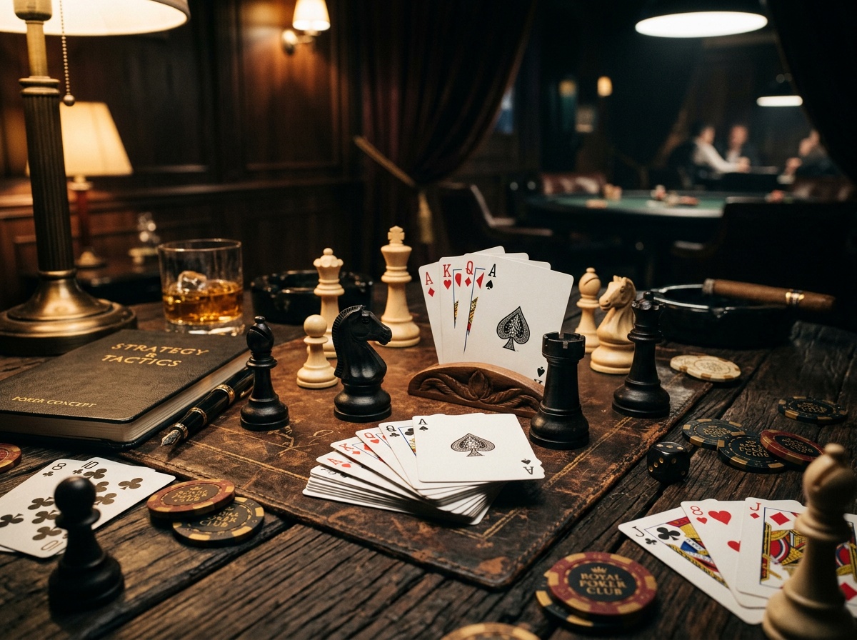 Stratégie de poker — Réflexion et calcul